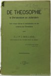 BOLLAND, G.J.P.J. - De theosophie in christendom en jodendom. Een nieuwe bijdrage tot verduidelijking van den oorsprong des Christendoms.