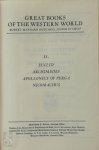 Robert Maynard Hutchins - Great Books of the Western World: Euclid - Archimedes - Appollonius of Perga - Nicomachus      Nicomachus The Thirteen Books of Euclid's Elements / The Works of Archimedes Including the Method / On Conic Sections / Introduction to Arithmatic