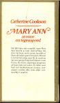 Cookson, Catherine .. Vertaling van Annemiek Jansen .. Omslagontwerp : P.A.H. van der Harst - Mary Ann in voor en tegenspoed
