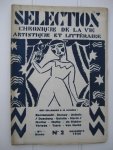 Tériade, E. e.a. - Sélection chronique de la Vie Artistique et Littéraire.