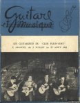 Imbar, Gilbert - e.a. - Guitare. Les guitaristes du Club plein-vent" a Ajaccio, du 5 julliet au 25 aout 1961