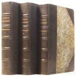 FLAUBERT, G. - Correspondance. Texte revisé et classé par M. René Descharmes. Portraits gravés sur bois par M. Achille Ouvré. Édition du centenaire. Complete in 3 volumes.