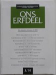 Deleu Jozef, Niessen Frits - Ons Erfdeel Algemeen Nederlands tweemaandelijks Cultureel Tijdschrift 36e jaargang 1993 nummer 3