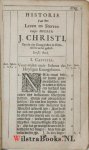 Garthwait, Henry - Historie des Levens en Stervens Onses Heeren en Saligmakers Jesu Christi, Uyt de Texten der vier Evangelisten in Historische order aan-een-geschakeld. Met curieuse Figuren verciert.