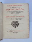 Hieronymus van Alphen - Paulus eerste brief aan de gemeente te Thessalonica