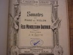 Mendelssohn; Felix (1809–1847) - Sonates; Lieder ohne Worte; Mélodies Choisies; Ouvertures; Pieces Caractéristiques - (J.N. Rauch) (zie meer info)