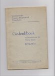  - Gedenkboek ter herinnering aan het 75 jarig bestaan van gemeentelijke Hogere Burgerschool Winschoten