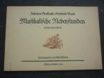 Bach; Johann Christoph Friedrich (1732–1795) - Musikalische Nebenstunden voor Piano (herausgegeben von Alfred Kreutz) Bach; Johann Christoph Friedrich (1732–1795) - Musikalische Nebenstunden voor Piano (herausgegeben von Alfred Kreutz)