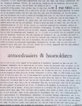 Redactie - Armoedzaaiers & huursoldaten, Nr I mei 1983 Redactie - Armoedzaaiers & huursoldaten, Nr I mei 1983