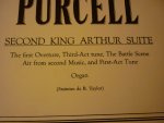 Purcell; Henry (1659-1695) - The first overture to "King Arthur"- Organ (Stainton de B. Taylor) Purcell; Henry (1659-1695) - The first overture to "King Arthur"- Organ (Stainton de B. Taylor)