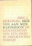 Herzberg, Abel J. - BRIEVEN AAN MIJN KLEINZOON - de geschiedenis van een joodse emigrantenfamilie