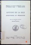 Fernand Desonay - Antoine De La Salle  Aventureux et Pédagogue essai de Biographie Critique