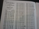 Boelmann; L. - Suite Gothique por grand orgue; Op. 25  /  Klavarskribo