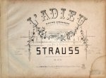 Strauss, Isaac (vermutlich): - L`adieu. Polka-mazurka pour piano par Strauss