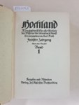 Muth, Karl (Hrsg.): - Hochland : 12. Jahrgang : Oktober 1914 - September 1915 : Band 1 und 2 : (in 2 Bänden) :