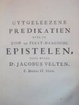 Jacobus Velten - Uytgelezene Predikatien over de Zon- en Feest-daagsche Epistelen