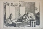 Braakensiek, Johan (1858-1940) - [Original lithograph/lithografie by Johan Braakensiek] Een geduldproef, 18 April 1897, 1 pp.