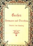 GOETHE, J.W. VON - Hermann und Dorothea GOETHE, J.W. VON - Hermann und Dorothea