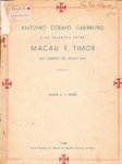 Boxer, C.R. - Antonio Coelho Guerreiro e as relações entre Macau e Timor no comêço do século XVIII