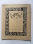 Tak, W.G. van der - Dissertatio ex Chronici Spinozani Tomo primo separatim edita De Ludovico Meyer