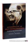 McCarthy, Michael H. - Authenticity as self-transcendence : the enduring insights of Bernard Lonergan.