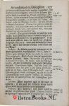Ridderus, Franciscus - Historisch Doop, Avondmael en discipline