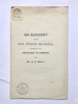 Heeres, J. E. - [Friesland, 1885] Een manuscript van een Oud Friesch Kronijkje, berustende op het Rijksarchief te Groningen, 1885, p. 440 - 448.