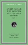 ... - Early Greek Philosophy V