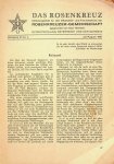  - Das Rosenkreuz. Mitteilungsblatt für den Mitarbeiter- und Freundeskreis der Rosenkreuzer-Gemeinschaft, Jahrgang 31/Nr. 4