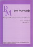  - Pro Memorie - Jaargang 2 aflevering 1