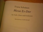 Schubert; Franz (1797–1828) - Messe Es-Dur; fur Soli, Chor, Orchester; Klavierauszug