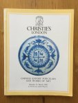  - 6 Auction Catalogues Christie's London: Fine Chinese Export Porcelain and Works of Art 21 March 1988 - 31 October & 2 November 1988 - 17 April 1989 - 30 October 1989 - 23 April 1990 - 29 October 1990