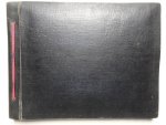 Bruijn, Ab de (fotografie). - Fotoalbum. "Ter herinnering aan de uitgevoerde herstel- en Baanverzwaringswerken van de spoorlijn Dordrecht-Willemsdorp 1945-1946".