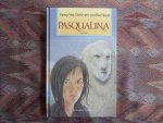 Vos-Dahmen von Buchholz, Tonny. [ ! GESIGNEERD ]. - Pasqualina. - Jeugdroman. --- 1e druk, 1991. Gebonden. Nieuwstaat. Omslagtekening Francien van Westering. Over het eiland Corsica en haar geschiedenis en bewoners. 155 pp.