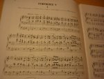 Widor; Charles-Marie - Symphonies pour Orgue; Symphonies op. 13 et 42 pour orgue. 2me série Op. 42. No. 5. En fa. Nouvelle édition, revue, corrigée et entièrement modifiée par l`auteur (1914-1918)