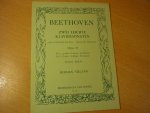 Beethoven; Ludwig von - Zwei leichte Klaviersonaten Opus 49; (Nr 1: g-moll - G minor - sol mineur; Nr 2: G-dur - G Major - Sol majeur) (Herman Nieland)