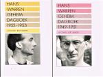 Warren, Hans - Geheim Dagboek 1942-1944.  1945-1948.  1949-1951.  1952-1953.  1954-1955.  1956-1957 en het dagboek als kunstvorm