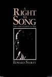 Storey, Edward - A Right to Song: The Life of John Clare *SIGNED*