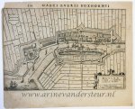  - [Cartography, antique print, etching, oude prent Muiden] MUYDEN, published 1632.