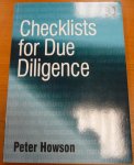 Peter Howson - Checklists for Due Diligence