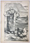 Braakensiek, Johan (1858-1940) - [Original lithograph/lithografie by Johan Braakensiek] Het Wetsontwerp op den Leerplicht, 19 Februari 1899, 1 pp.