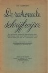 Callewaert, Dr Alb. (vertaling uit het Fransch) & Prof. Dr A. Bessemans (Gent) - inleiding ........ - De rationeele schrijfwijze - een physiologische, paedagogische en prophylactische studie