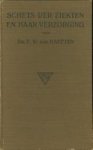 HAEFTEN, DR. F.W. VAN - Schets der ziekten en haar verzorging. Met aanhangsel: dieetlijsten voor verschillende ziekten