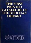  - The First Printed Catalogue of the Bodleian Library 1605