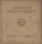 MENSING, Jan - Grafische monografieën. Bandtitels van Jan Mensing. Met een bijschrift van L. Ronner.