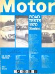  - Motor Road Tests 1970 Series