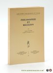 Riet, Georges Van. - Philosophie et Religion.