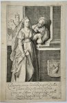 after Goltzius, Hendrick (1558-1617) - Antique Print, Engraving 1602 - The Unequal Couple - After H. Goltzius, published 1602, 1 p.