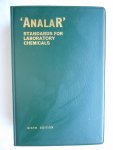 Analar - 'AnalaR' standards for laboratory chemicals