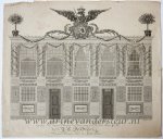 Nicolaas Cornel (fl. 1782-1831), Fanciscus Sansom (fl. 18th c.), after Adriaan Boon (1763-1802) - [Original print, etching and engraving, Rotterdam] Illumination of the house of J.C. de Groot in Rotterdam, published 1788.
